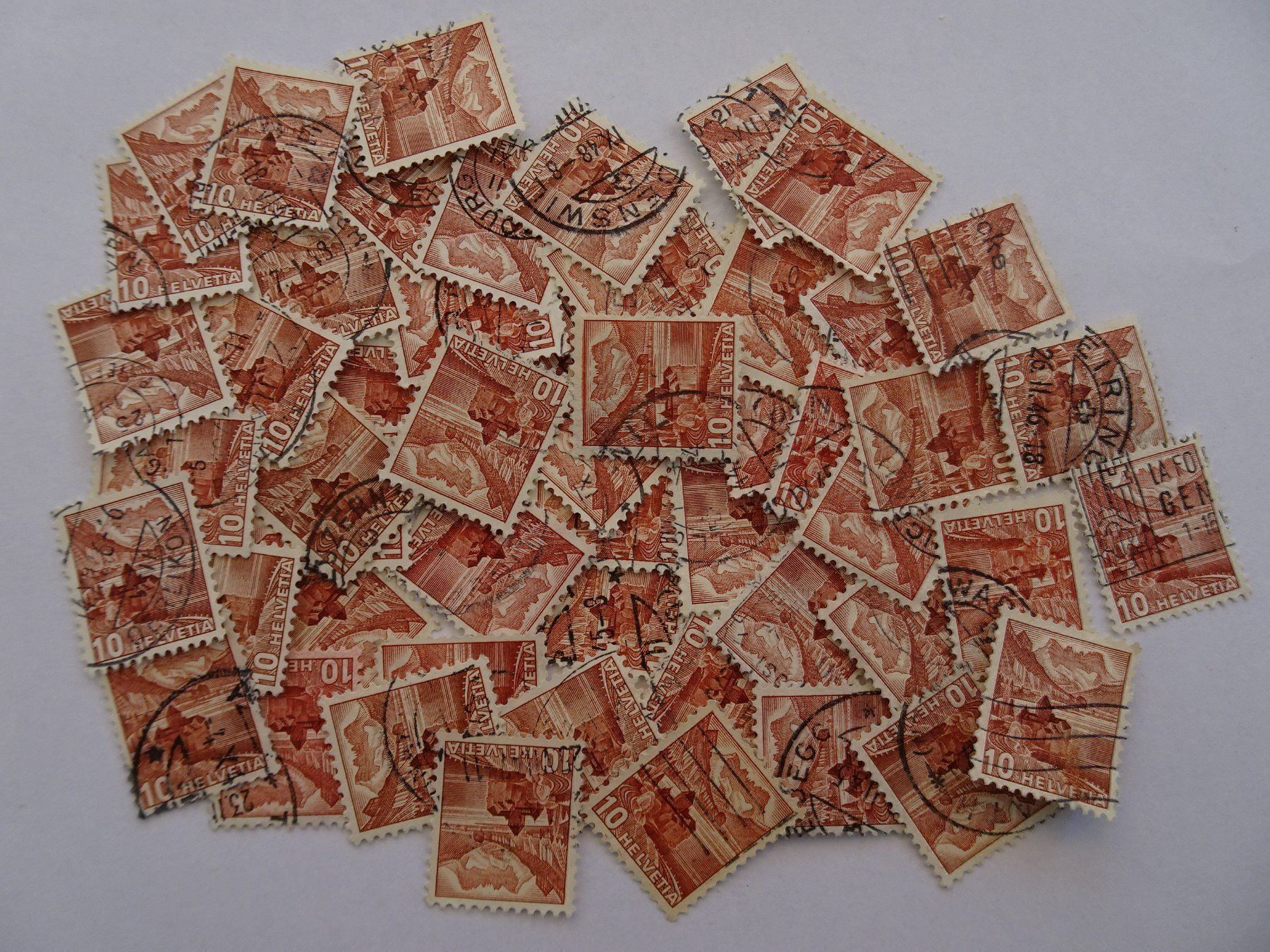 Alle Briefmarken: 1942 – Gebraucht aus Aadorf von Chnorli-Furz 1