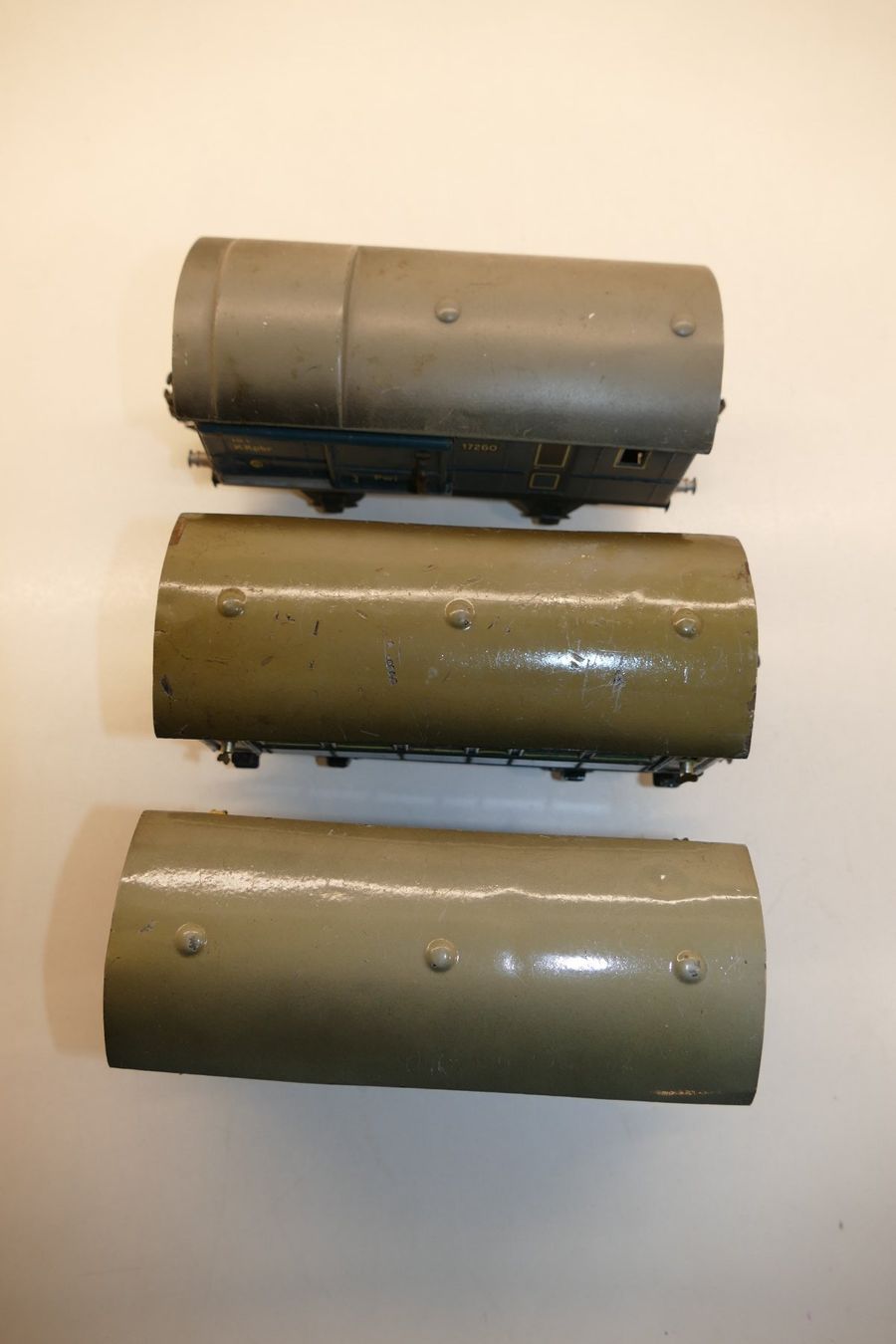 Märklin Modellini di ferrovie: Märklin 0: Zug 3-teilig hellblau – Usato da Niederhasli venduto da rail-duerst 2