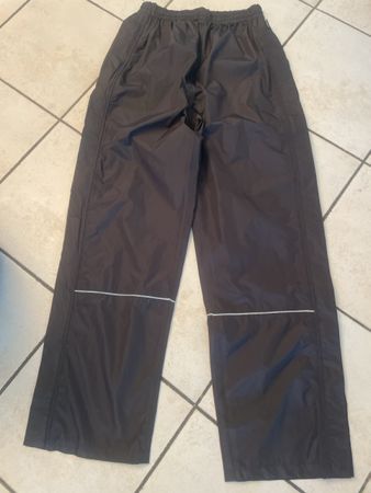 Regenhose Herren Rukka schwarz mit Reissverschluss Gr.XL neu