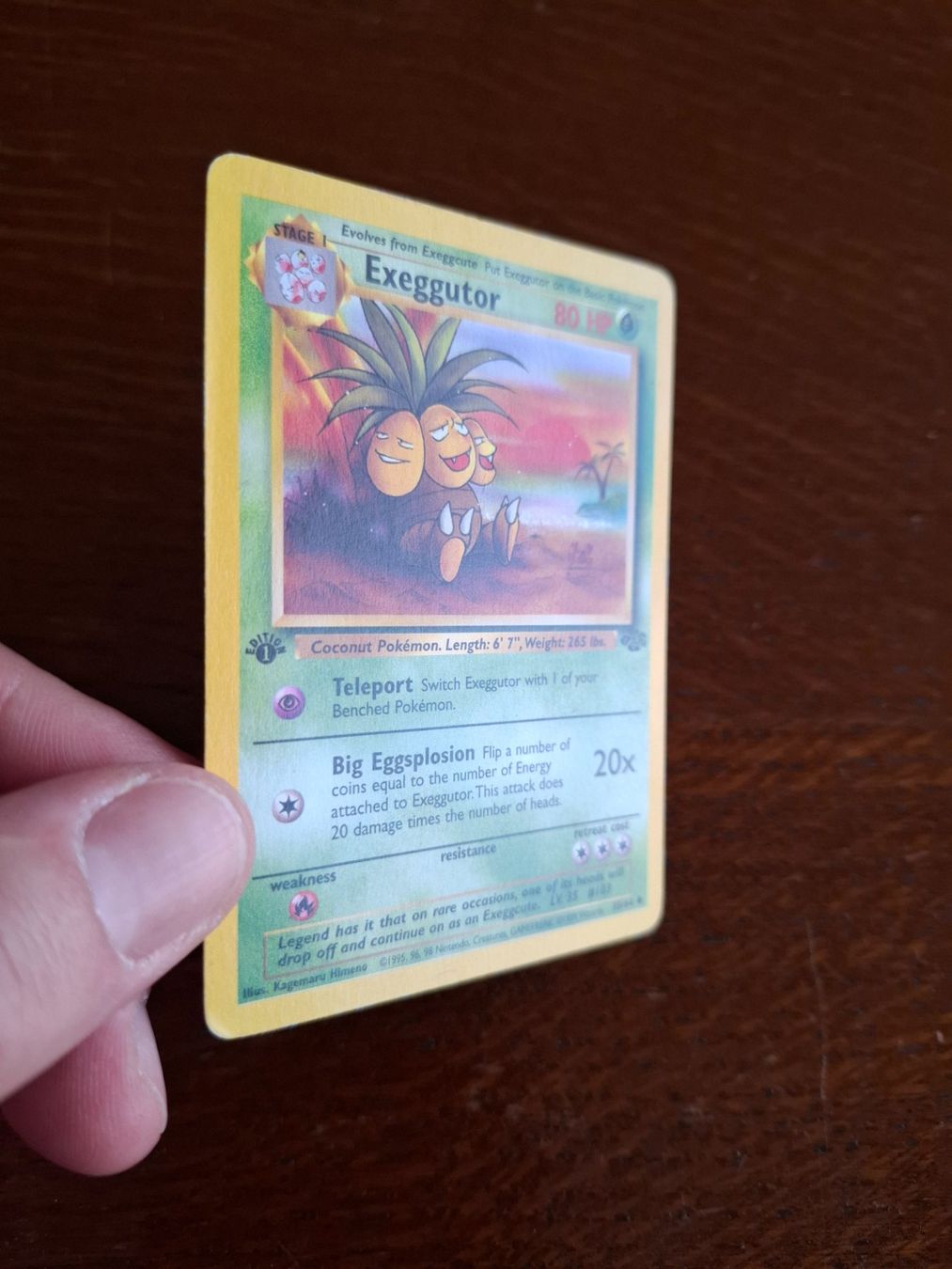 Pokémon Cartes à collectionner: Pokemon Exeggutor Jungle Set 1st edition 35/64 – D'occasion à Giornico par ale_lc8k 2