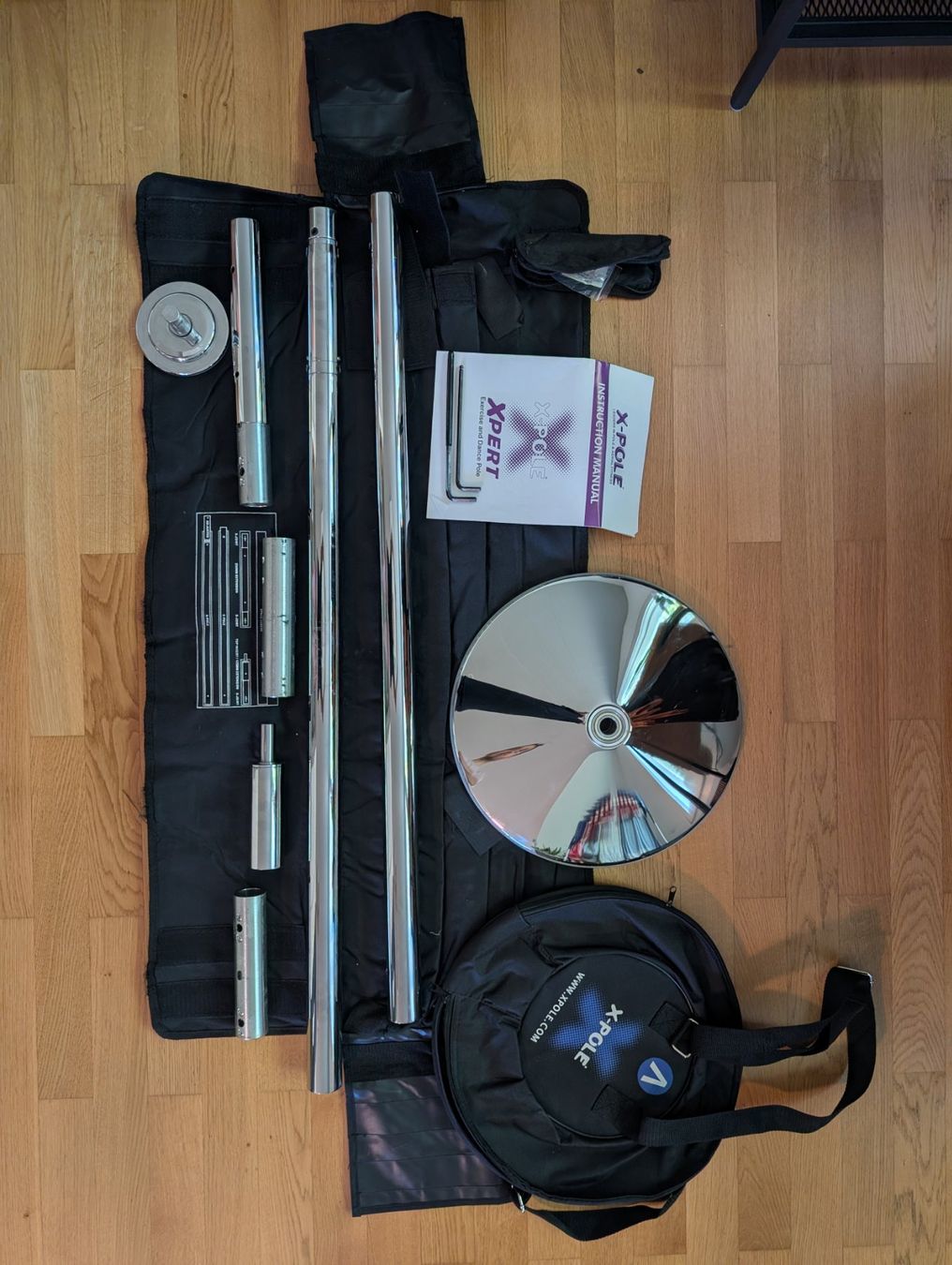 Hometrainer: X-Pole exercise and dance pole/ Pole Dance Stange – Gebraucht aus Zürich von pielothek 3