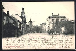 Schaffhausen, Blick in die Bahnhofstrass