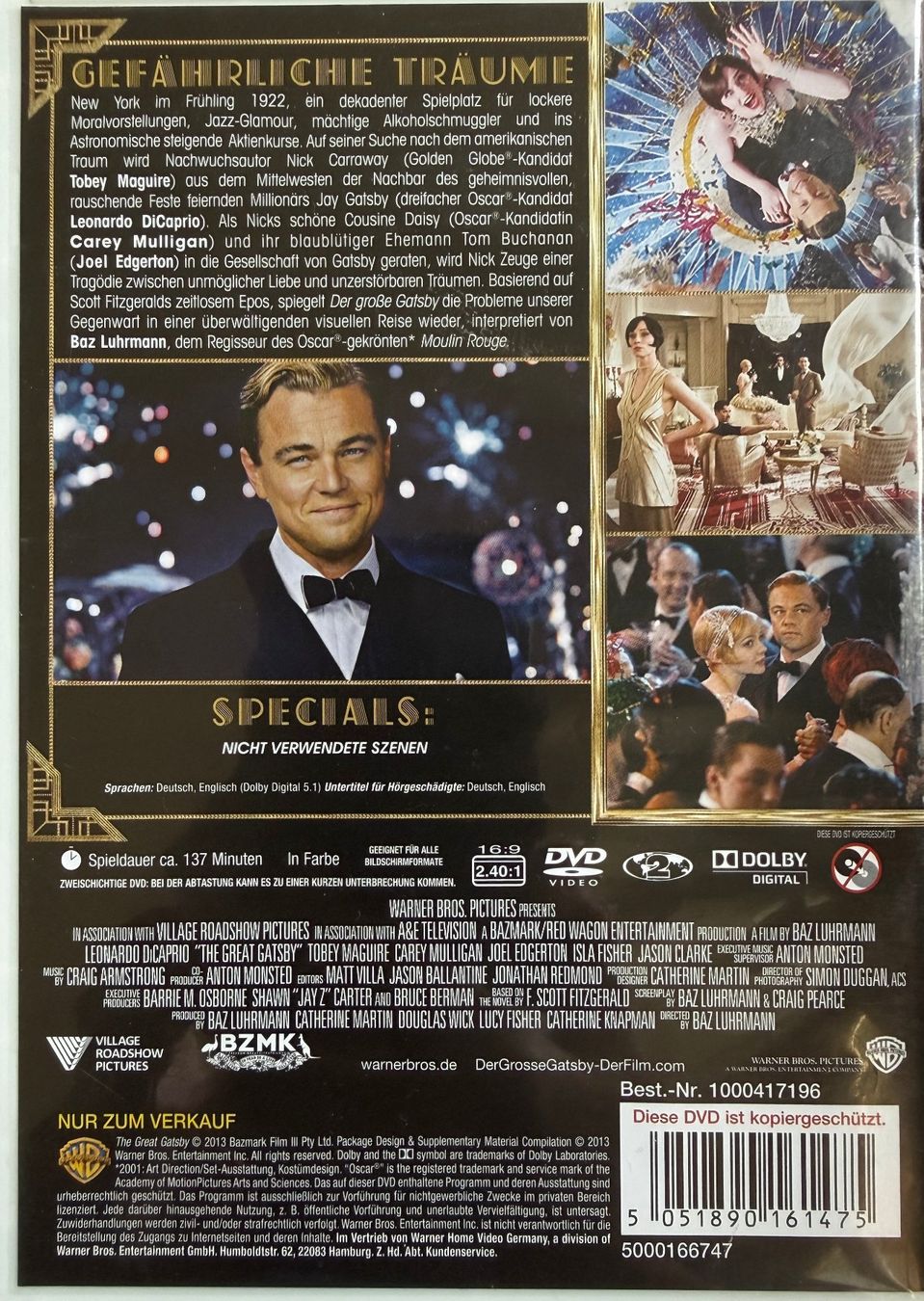 Tutti i DVDs: DVD - Der grosse Gatsby – Usato da Zäziwil venduto da kreative-ideen 1