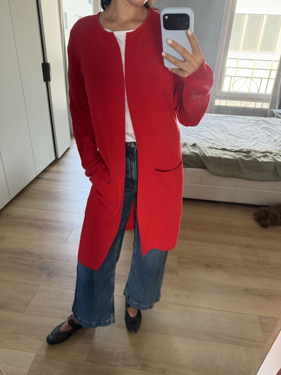 Maglioni & Felpe: Strickjacke Principles Rot Grösse 12 guter Zustand – Nuovo (secondo la descrizione) da Paradiso venduto da ksh_b5nb 3