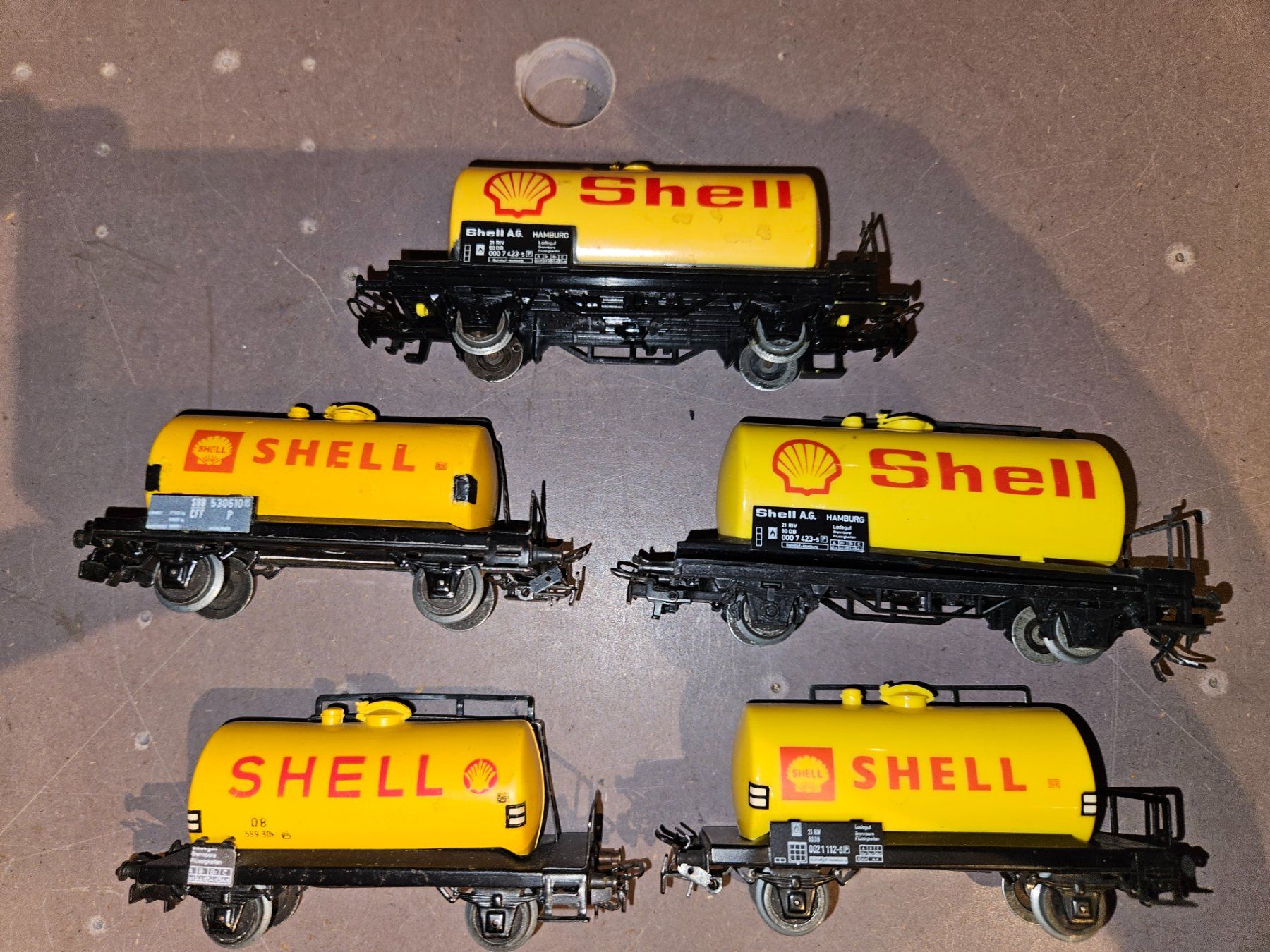 Märklin Modellini di ferrovie: Märklin Kesselwagen Shell ohne OVP – Usato da Bern venduto da lukas90pilze 2