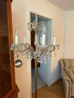 Elegante Stehlampe Barock, goldfarben, Top Zustand!