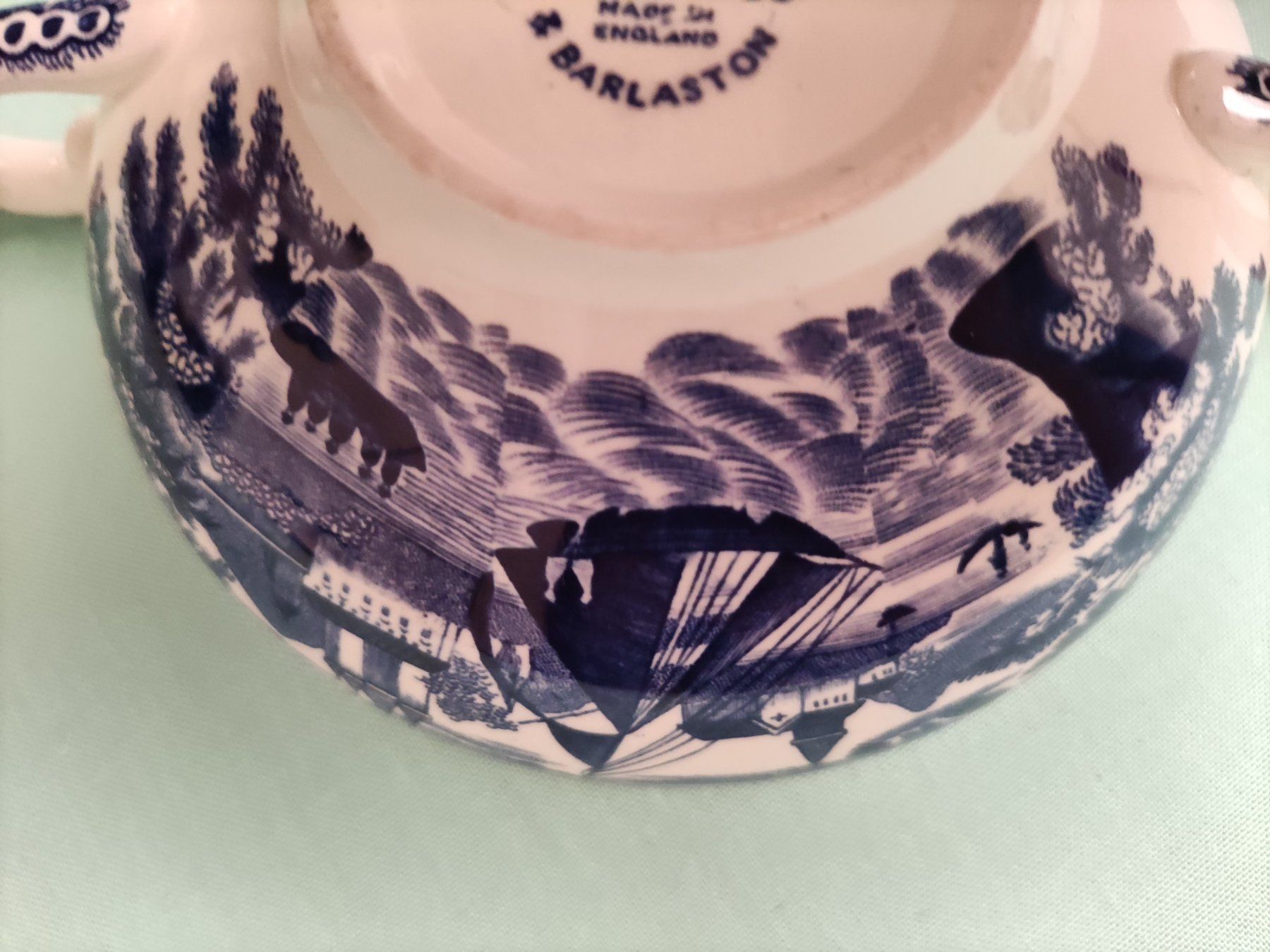Wedgwood Piatti: Wedgwood Bowl Schale Landscape – Usato da Solothurn venduto da Csw1 2