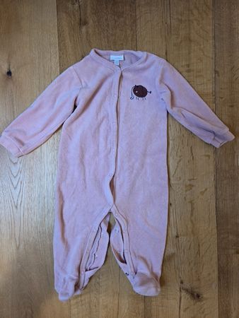Pyjama Gr. 74, Frottee, warm,  rosa FAGOTTINO, Schlafanzug