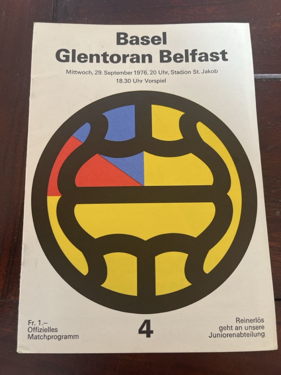 Zeitschriften & Magazine: FC Basel FCB Vintage Matchprogramm Glentoran Belfast – Gebraucht aus Wallisellen von theadicts77