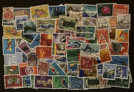 Konvolut 100 Briefmarken Schweiz, Top Qualität
