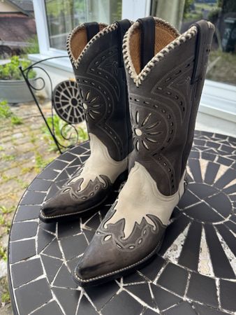 Cowboy Stiefel, Grösse 38 - Western, Linedance, Leder