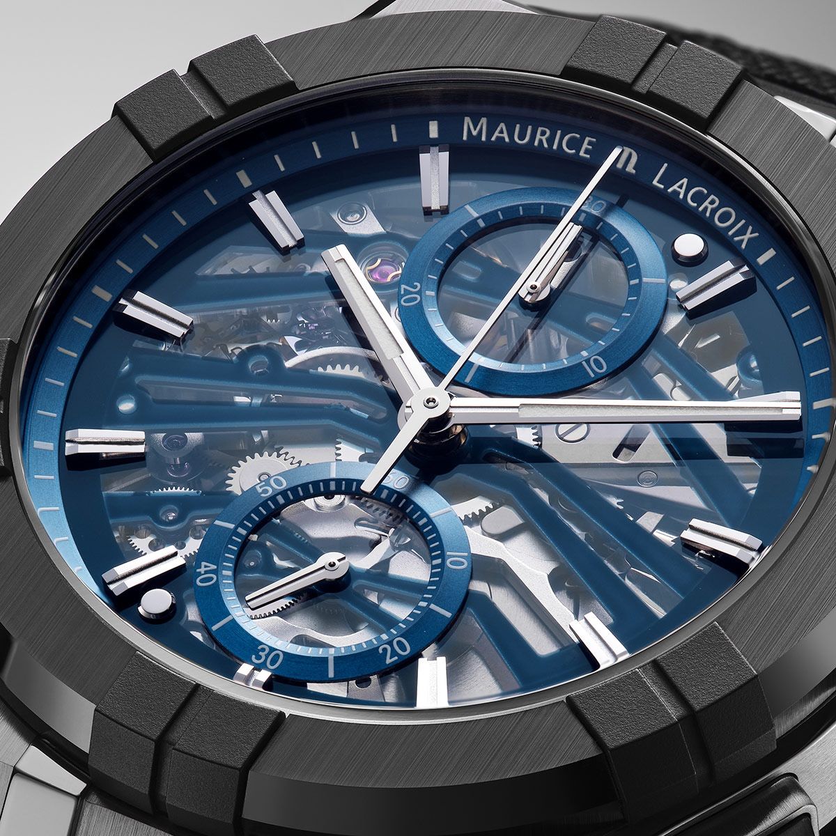 Maurice Lacroix Montres: 30% Maurice Lacroix AIKONIC AUTOMATIC CHRONOGRAPH SKELETON – Neuf (Voir description) à Winterthur par LaBodega 1