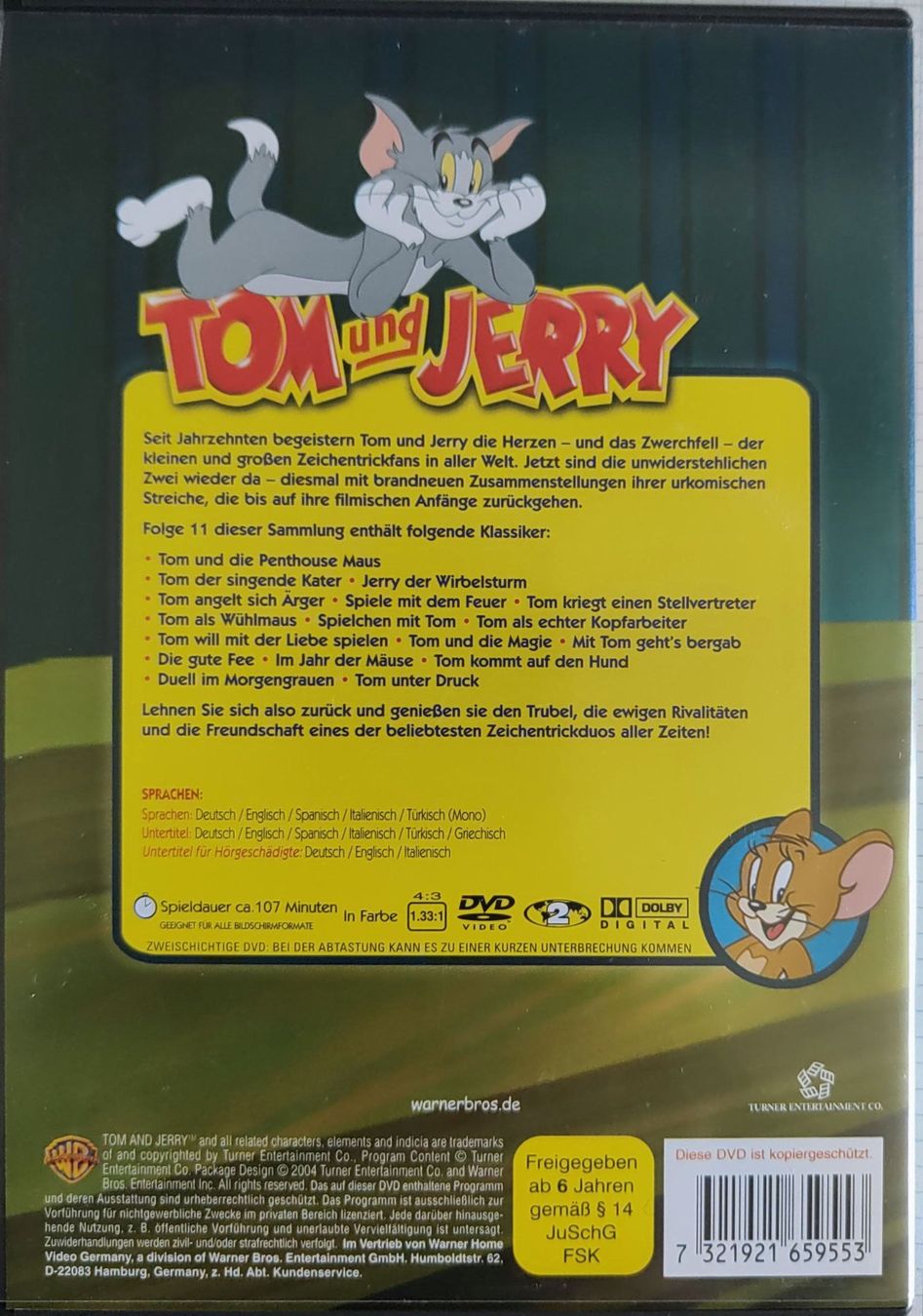 Tutti i DVDs: Tom und Jerry - the classic collection 11 – Usato da Burg AG venduto da Franklin5736 1