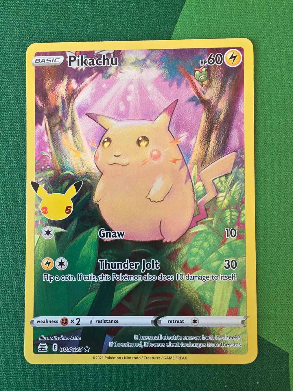 Pokémon Carte collezionabili: Pokemon Pikachu 005/025 Celebrations Englisch – Usato da Gossau SG venduto da worklifebalance