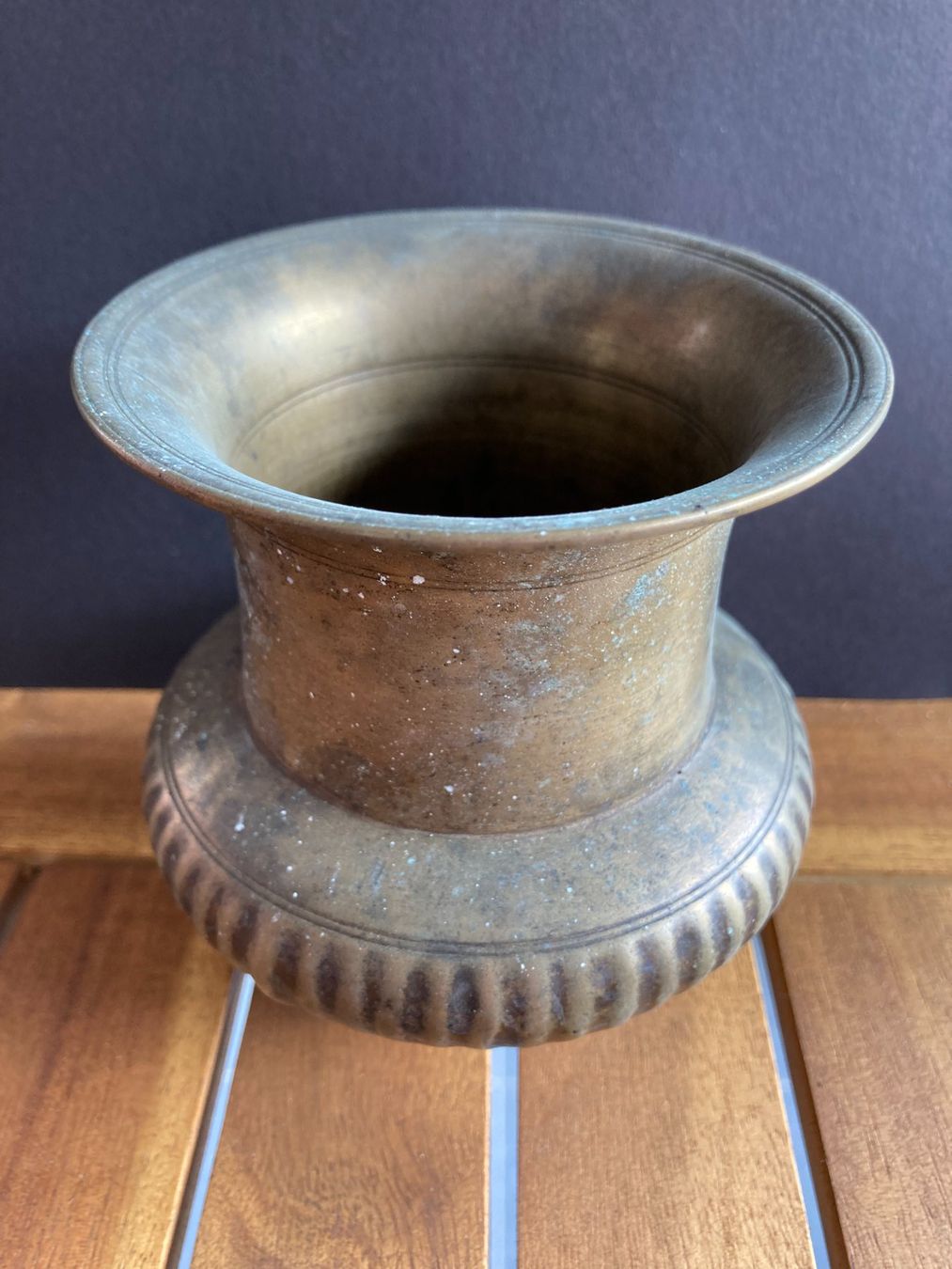 Vasen & Gefässe: Messing-Spucknapf oder eine Vase, wahrscheinlich Vietnam – Gebraucht aus Lengnau BE von AllerleiSUPER 2