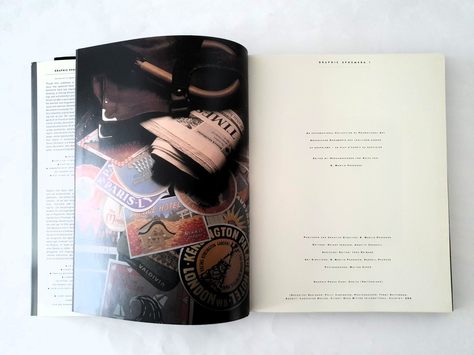 Livres: Graphis Ephemera 1, 1995, 224 pages, Graphis Press Corp. – D'occasion à Martigny par Abm1000 1