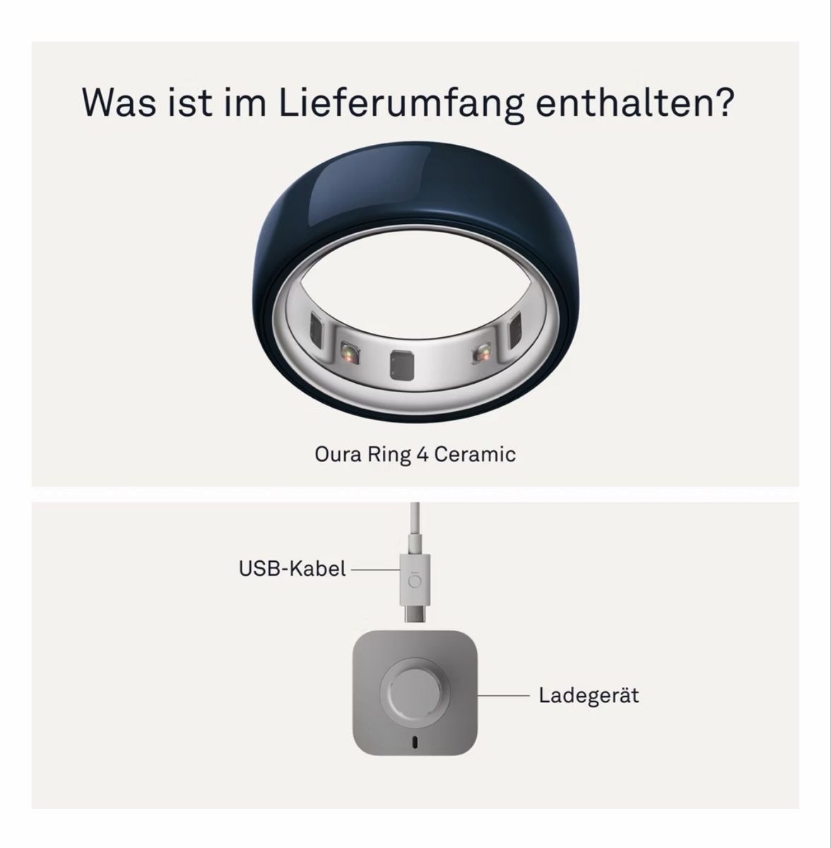 Ringe: Oura ring 4, Grösse 10 ceramic – Neu (gemäss Beschreibung) aus Amsoldingen von Chpf0 4