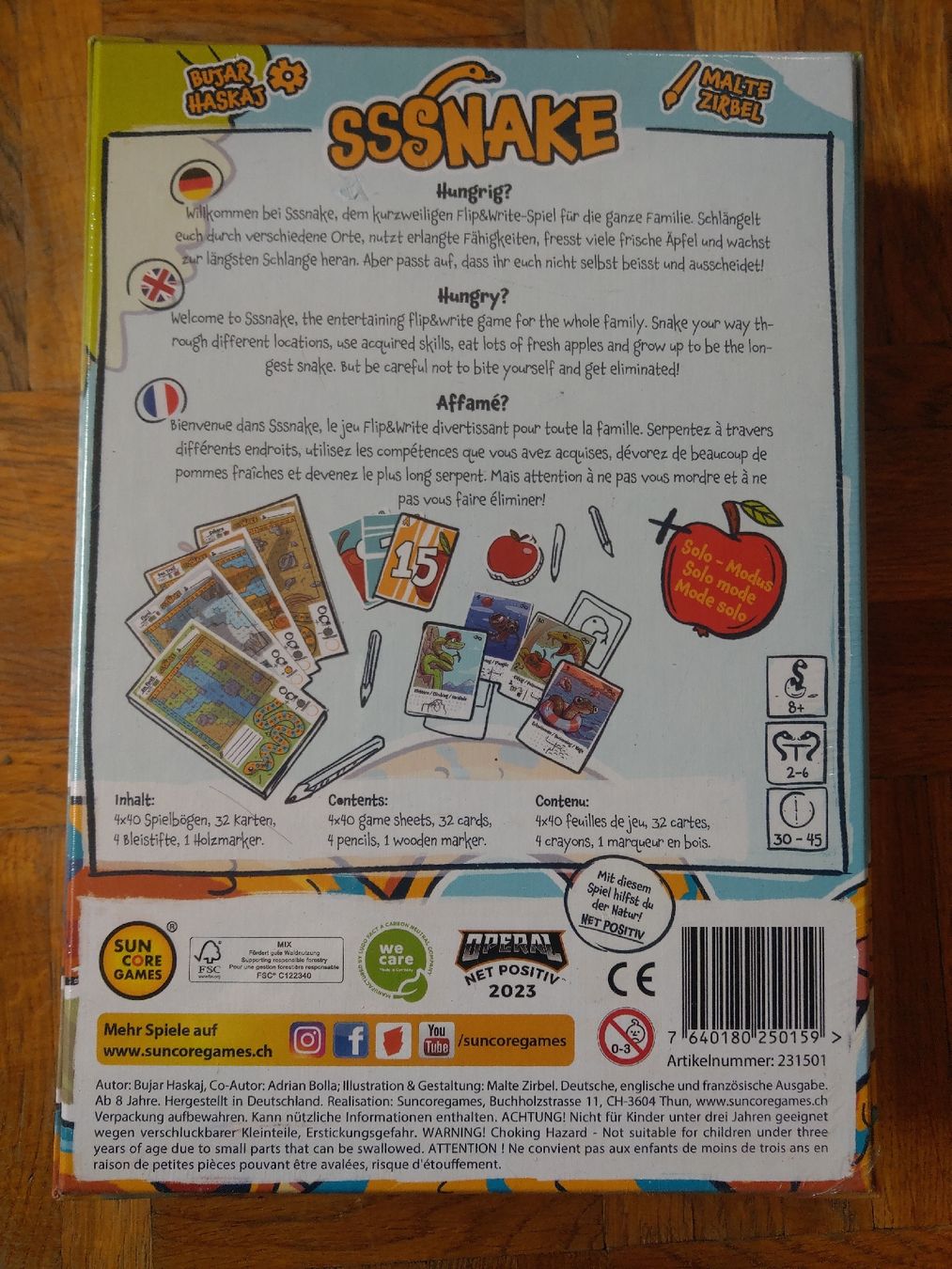 Giochi: Geburtstags- Geschenk Snake Sssnake Spiel – Nuovo e nell'imballaggio originale da Reichenbach i.k. venduto da Bcarlos 1