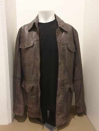 TRAPPER LEDERJACKE ROBERTO    Gr. M / 50