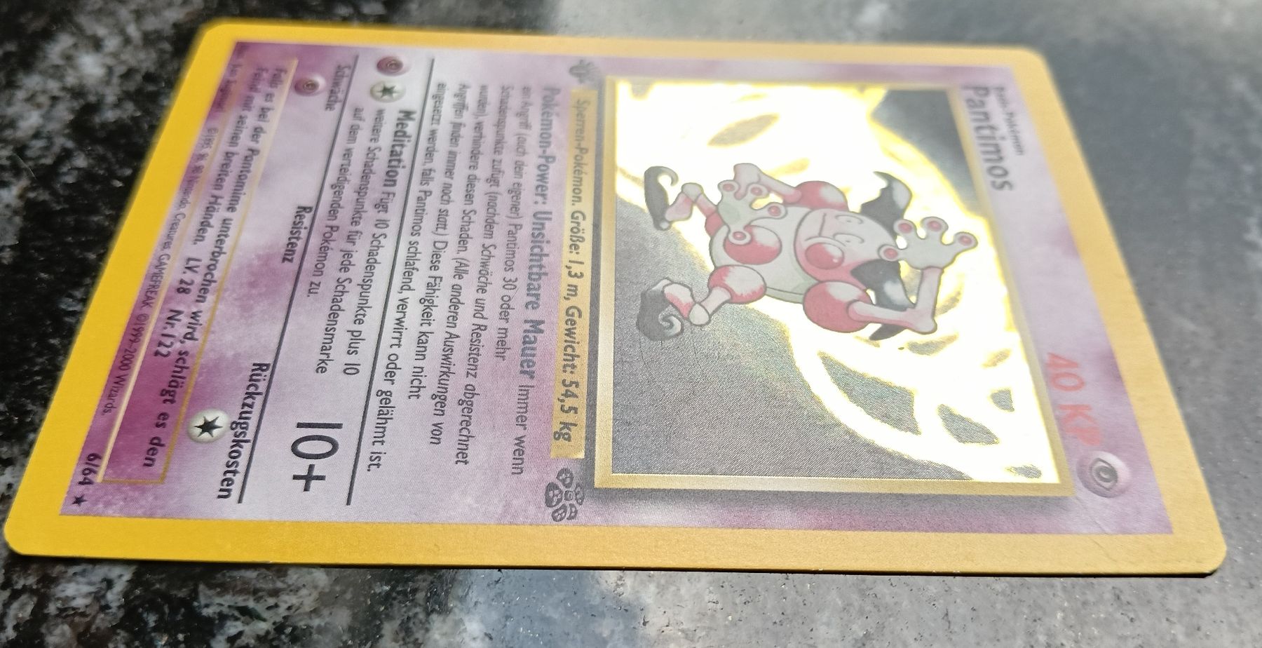 Pokémon Sammelbilder & Trading cards: Pokemon 1 Edition Holo Pantimos  – Gebraucht aus LEUZIGEN von mic_sdh5 1