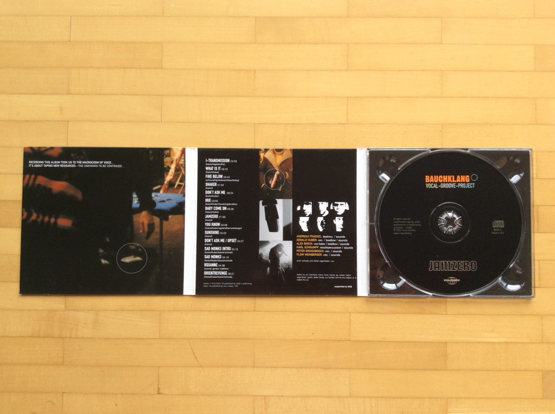 CD: CD Bauchklang – Jamzero – Usato da Horgen venduto da flyingpenguin2000 2