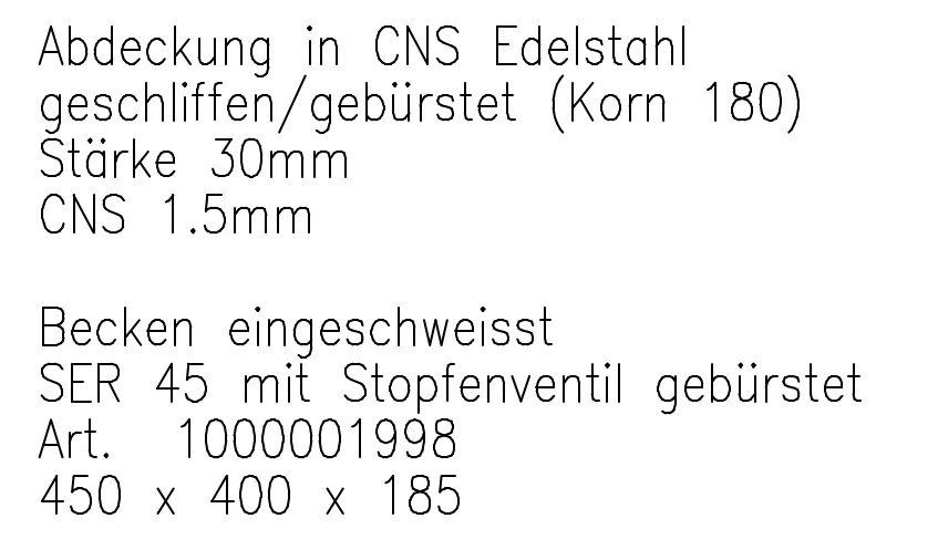 Cucine complete: Küchenabdeckung CRNI – Usato da Flühli LU venduto da Vonmarks 5