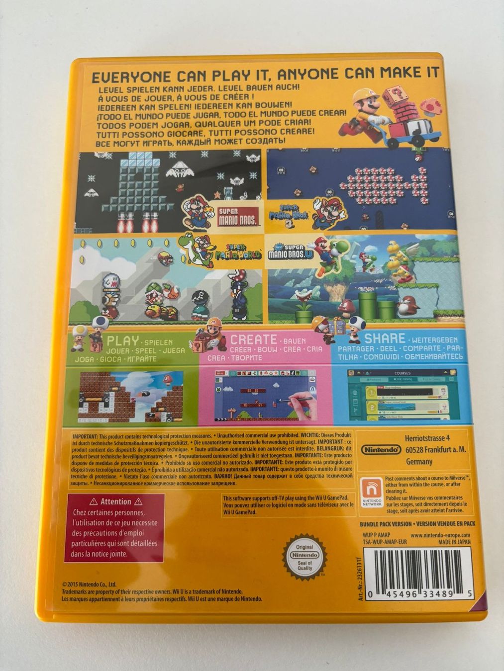 Giochi: Super Mario Maker (Wii U) – Usato da Herisau venduto da Seyashop1 2
