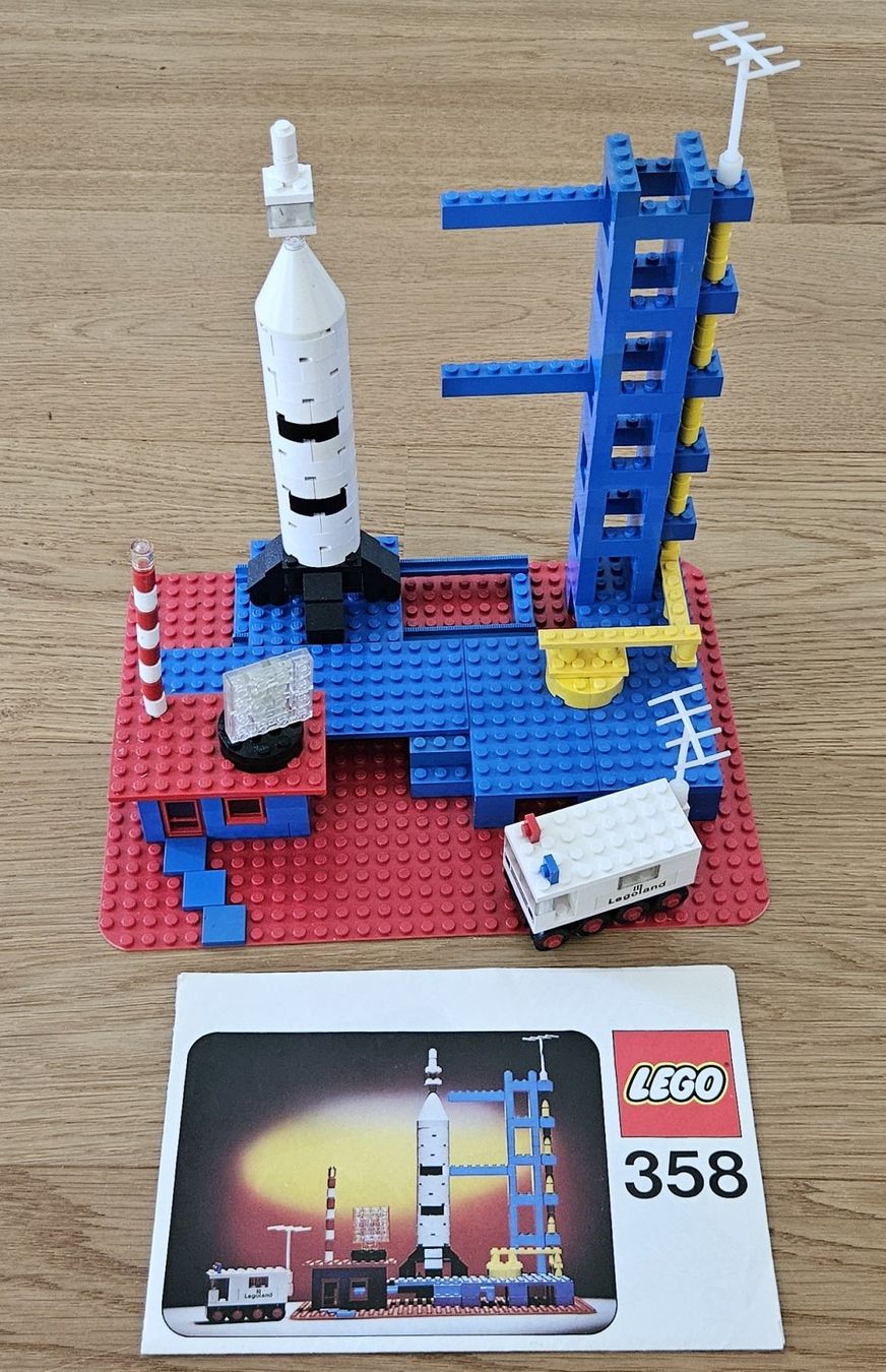 Lego Giocattoli: Lego Legoland 358 - Raketenbasis (1973) – Usato da Schaffhausen venduto da asyouwestley