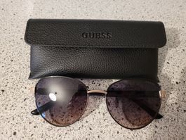 Guess Sonnenbrille, Gold/Braun Verlauf, Top Zustand!