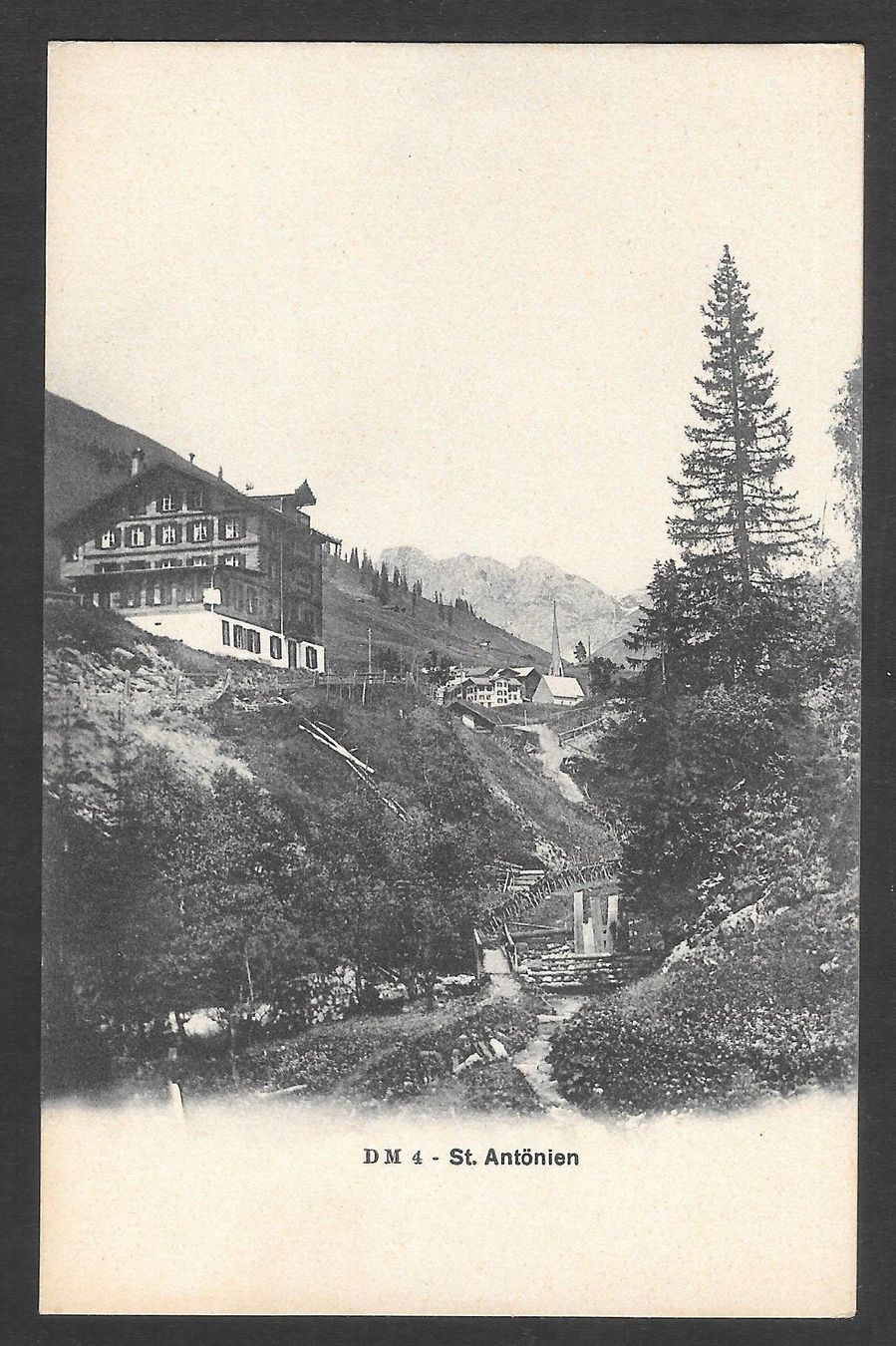 Cartoline postali: St. Antönien Teilansicht – Usato da Olten venduto da clotaldi