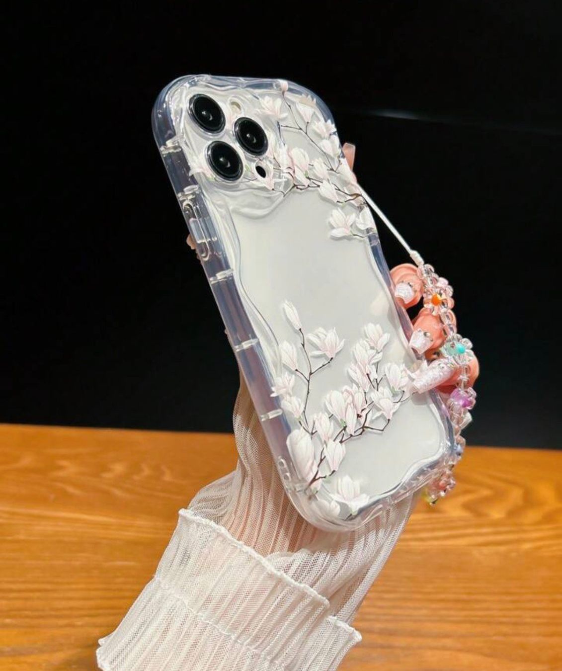 Apple Cover & Protezioni schermo: Coque iPhone 15 Pro Max Fleurs Printemps Dragonne + Verre – Nuovo e nell'imballaggio originale da Thônex venduto da Suisse.Shopping 3