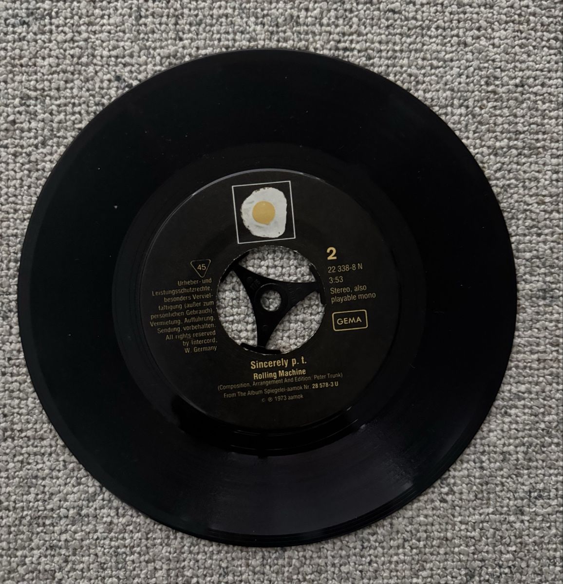 Vinyles: Sincerely p.t. - Fresh Air Where ? - 7" Single - 70s Jazz – D'occasion à Rorbas par BlackstarRecords 1