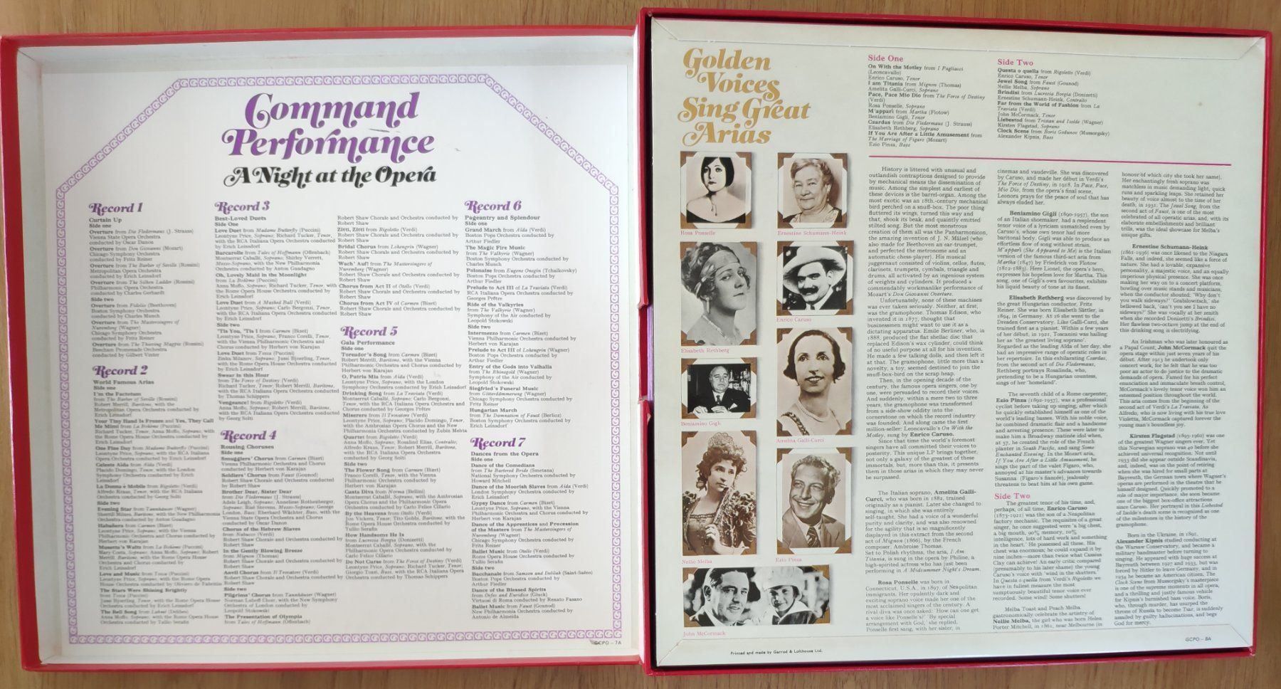 Dischi in vinile: 7 + 1 LP A Night at the Opera / Galabend – Usato da Volketswil venduto da Spacepanda 2