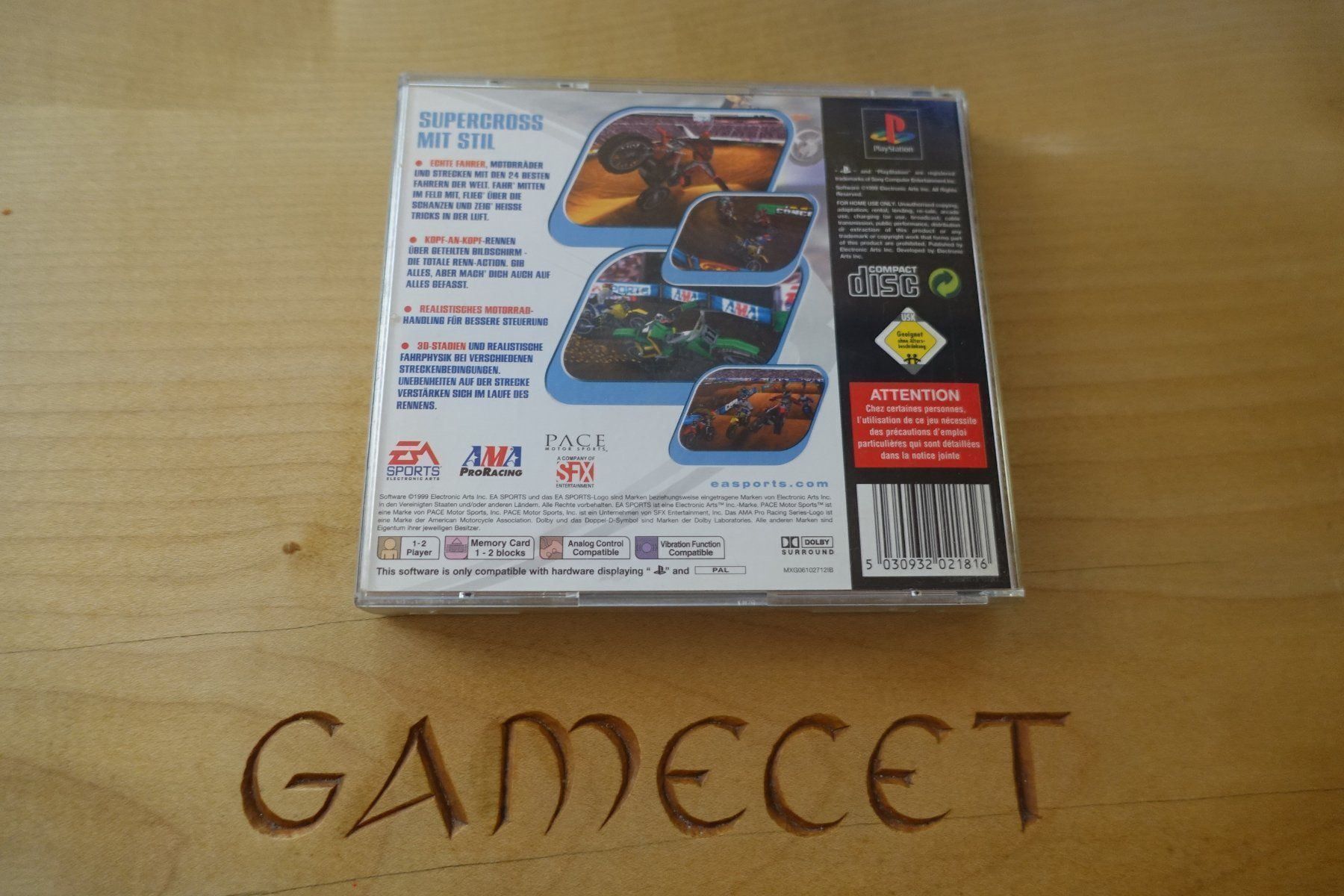 Sony Spiele: EA Supercross 2000 – Gebraucht aus Steinach von Gamecet 2