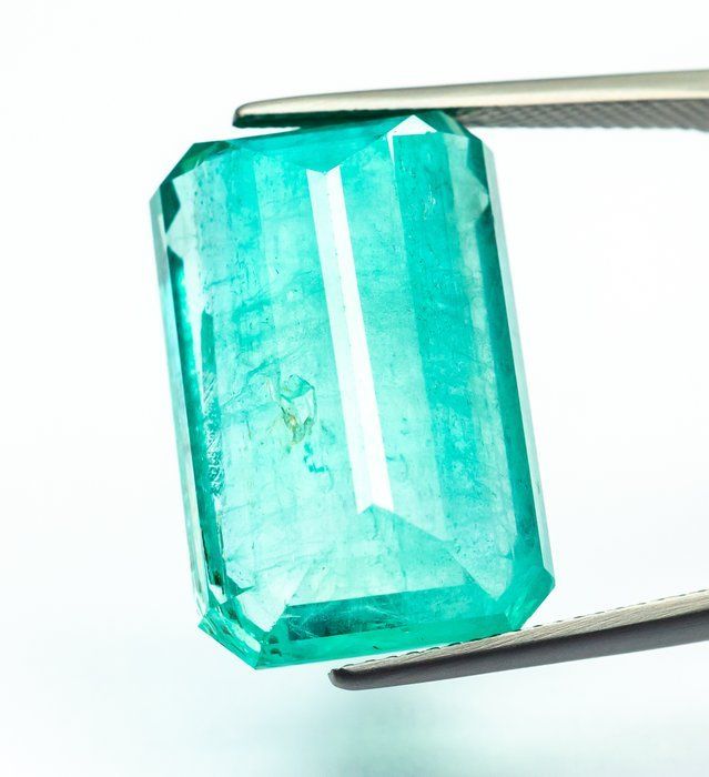 Pietre preziose: Natural Important Emerald Smaragd Gemstone 26.83ct Certified – Usato da Winterthur venduto da Tafr 8