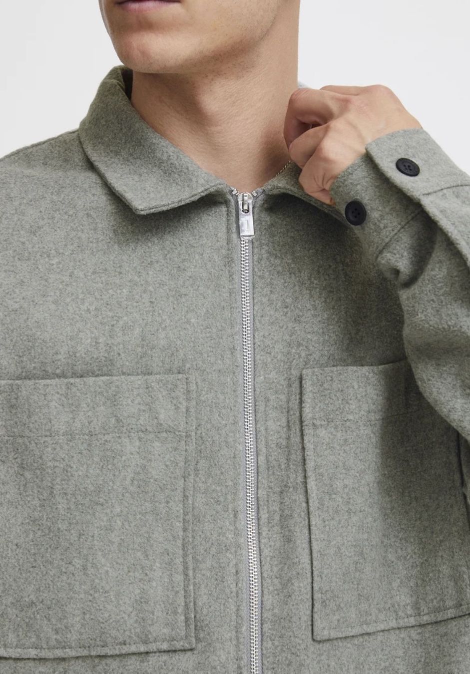 Giacche: Solid SDKlostermann - Leichte Jacke - light grey melange NEU – Nuovo (secondo la descrizione) da Herrliberg venduto da Tcardo 2