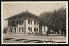 AK Birrwil, Hotel Bahnhof, 1946
