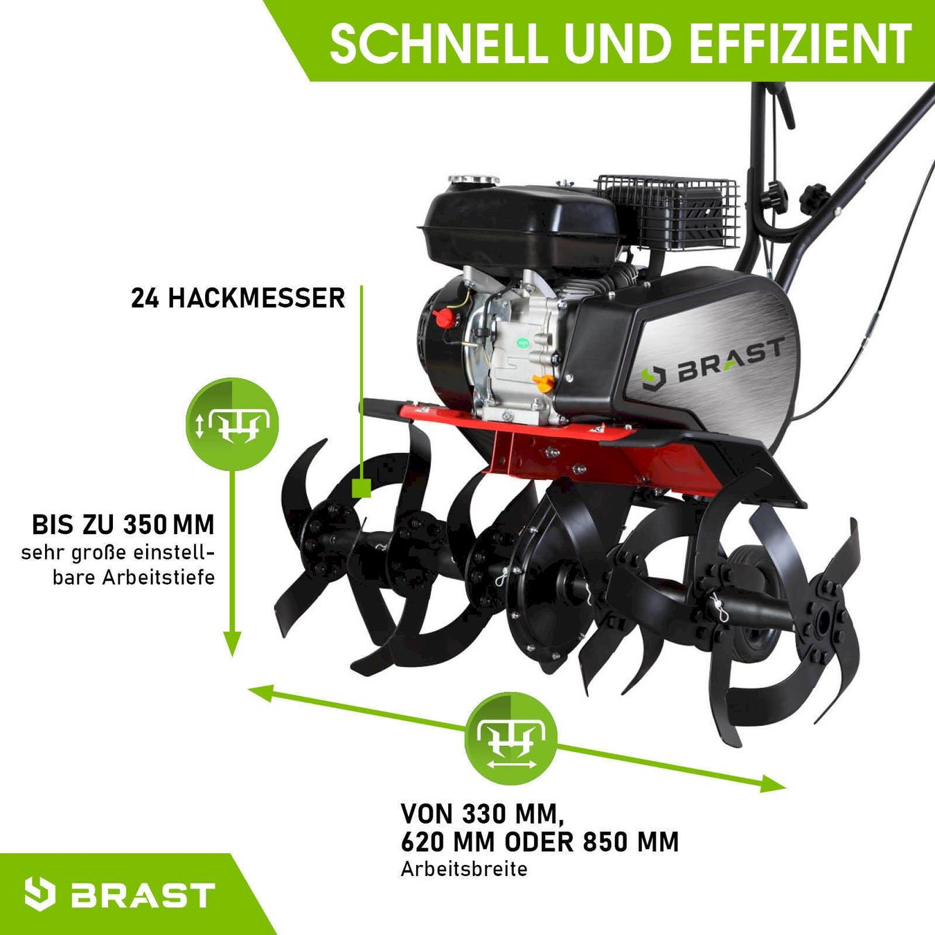 Alle Maschinen: BRAST Benzin Motorhacke AF6000 – Neu und originalverpackt aus Bottighofen von zaap 3
