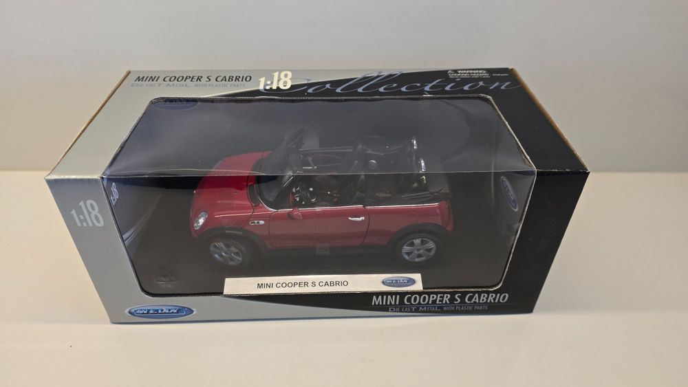 Modellauto Mini Cooper S Cabrio 1:18 Metall (Neu und originalverpackt ...