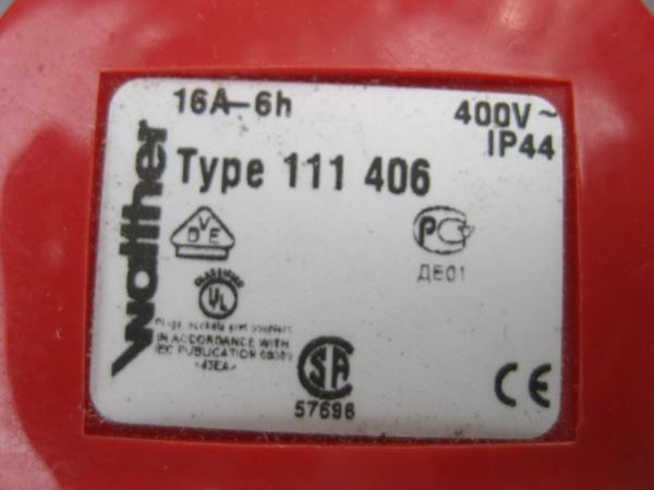 Interruttori: aP Steckdose Walther CEE 16A Typ 111 406 – Nuovo (secondo la descrizione) da Boll venduto da Huweli 2