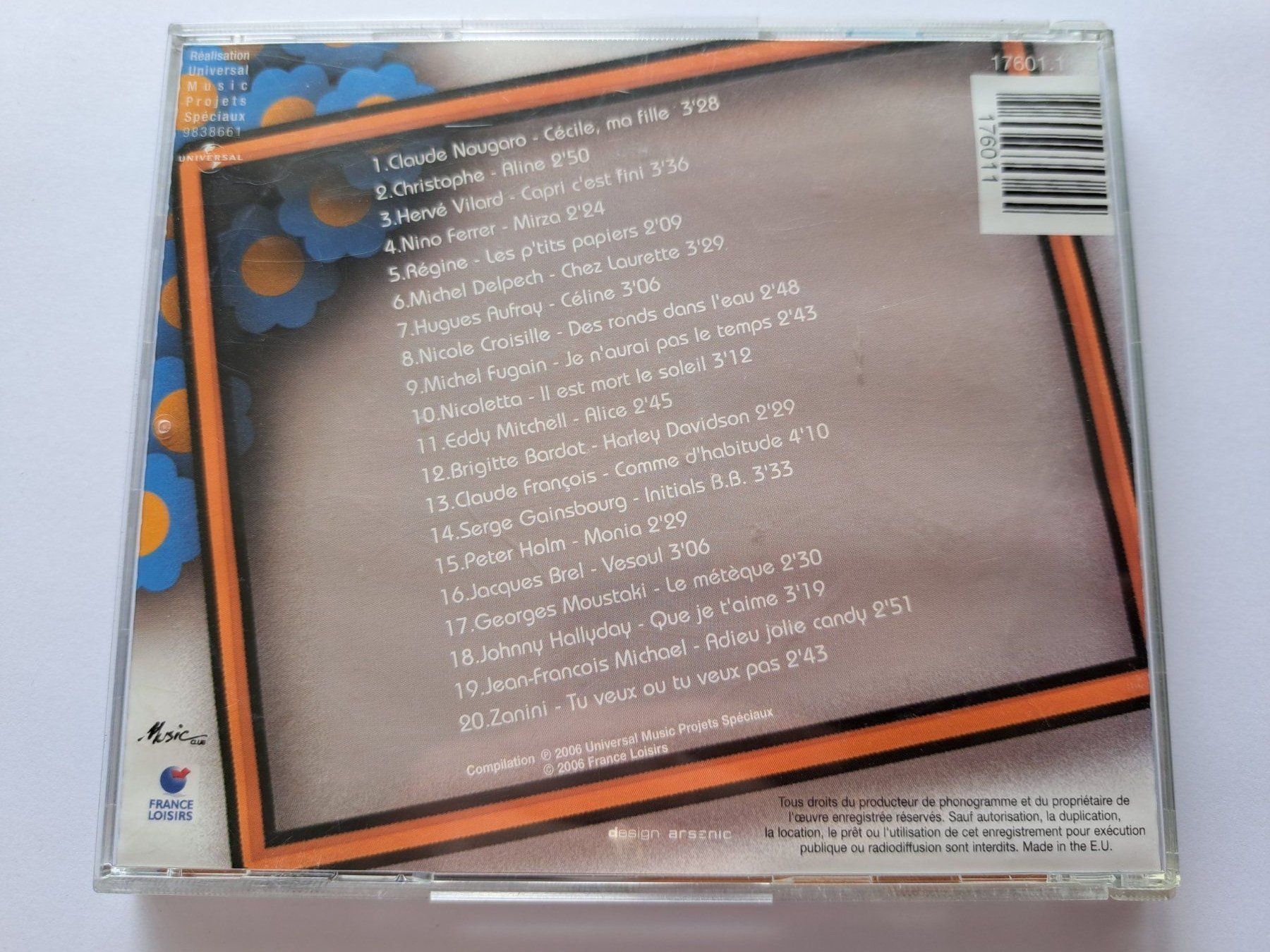 CD: Cd Chansons Numérr 1965 - 1969 – Usato da Pully venduto da bro_n52j 1