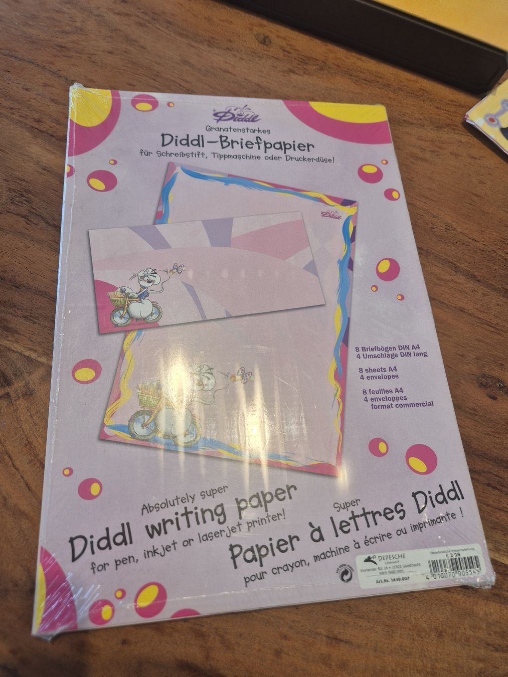 Carta: Diddl Briefpapier A4 – Nuovo e nell'imballaggio originale da Buchs ZH venduto da lillyrose-93 1