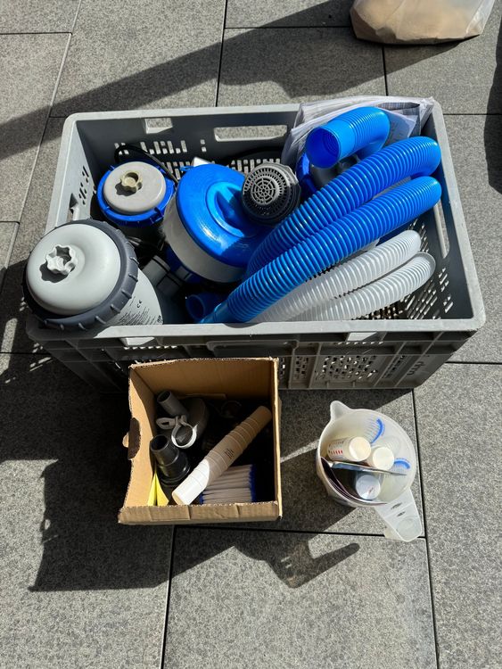 INTEXPOOL ø 457 cm - Komplettset mit Sandfilter 2