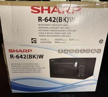 Microwave Oven Sharp R-642(BK)W with Grill 20L New
