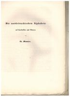 Archäologie: Nordetruskische Alphabete