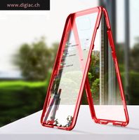 iphone 11 pro - Etui metal solide avec double face de verre