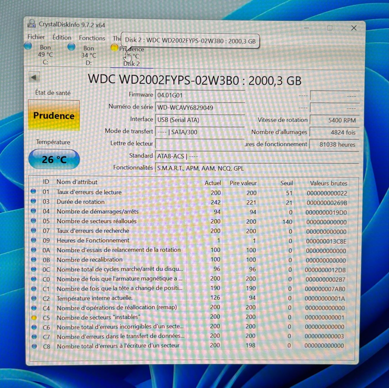 Dischi rigidi: 5 disques de 1TB à 3 TB – Usato da Marin-Epagnier venduto da 221966 3