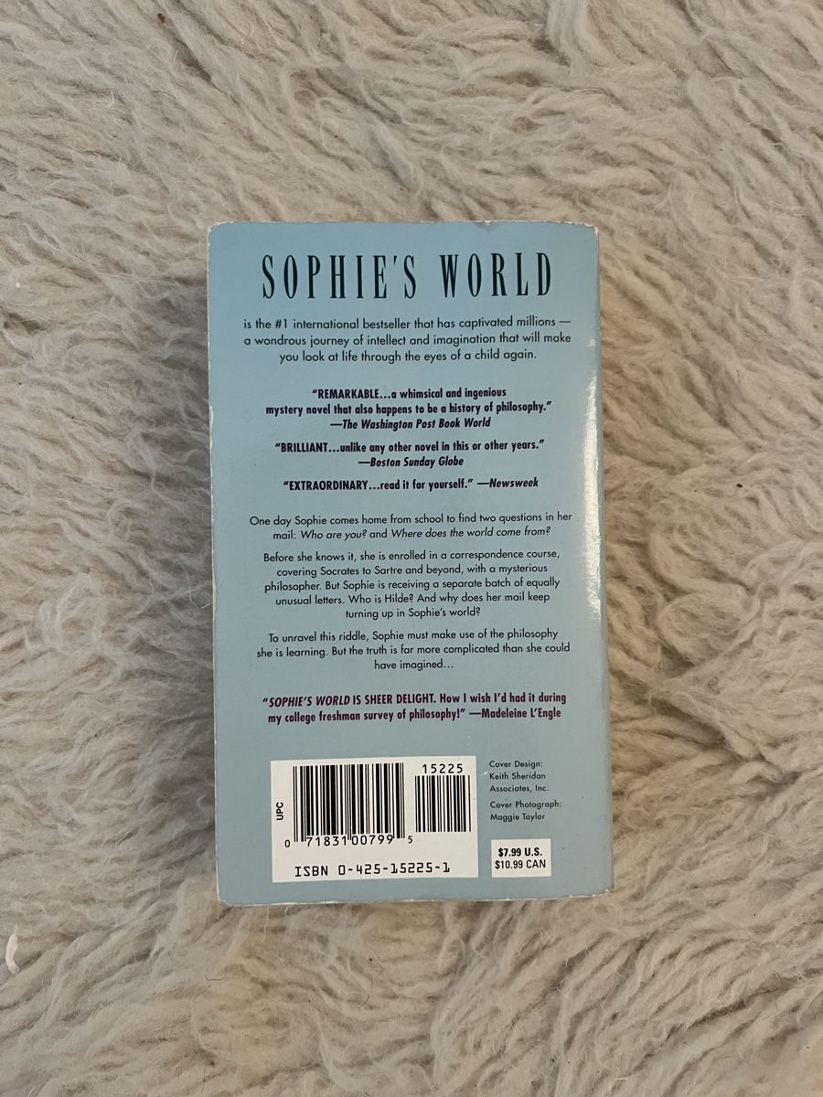 Bücher: Sophie's World Jostein Gaarder Buch – Gebraucht aus Zürich von sop_xbd7 1