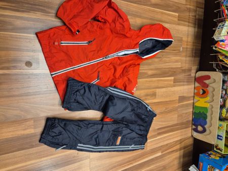 Tribordjacke und Regenhose Gr. 98/104 K43