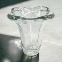 Superbe vase en cristal d'art de Vannes